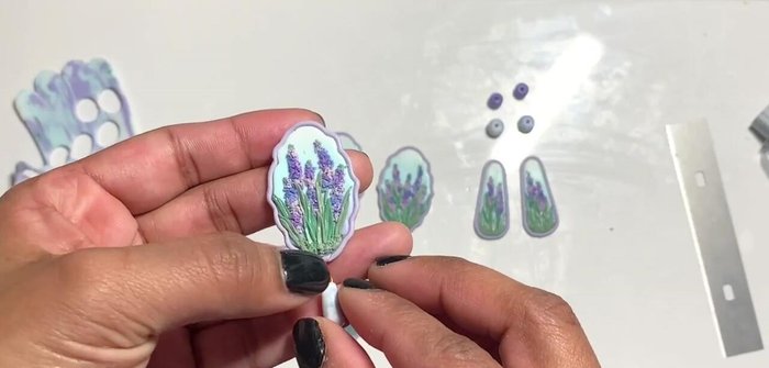 Drill holes, add hardware, and clean with acetone.