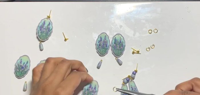 Drill holes, add hardware, and clean with acetone.