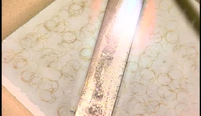 Maintain the temperature for about 30 seconds to a minute to allow the crystals to grow and soften the metal.